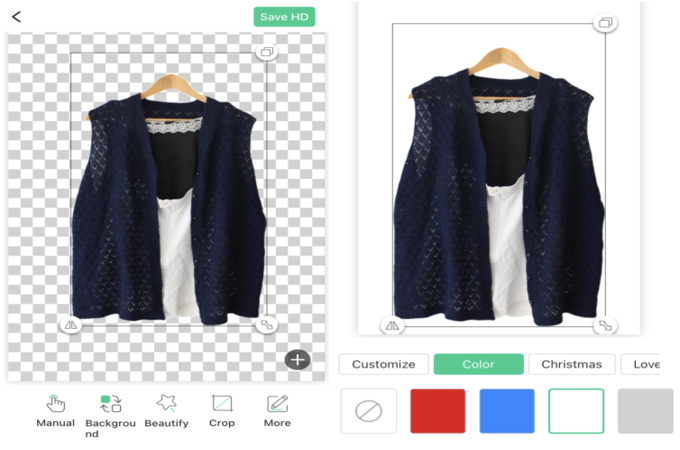 poshmark white background