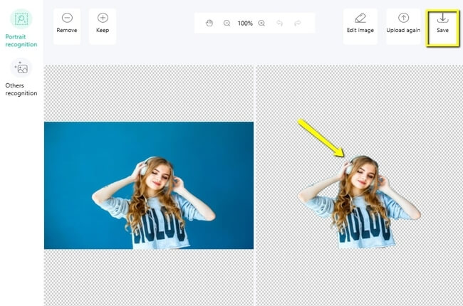 remove background from jpg with apowersoft program