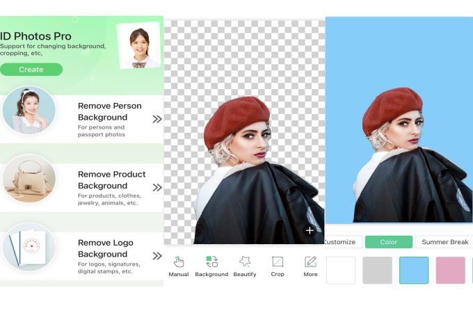 change background color of photo apowersoft mobile