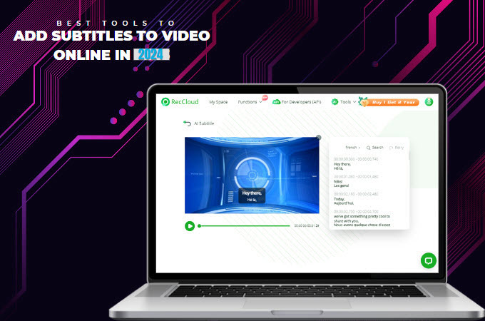 add subtitles to video online