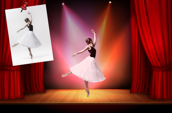 how to cut an image and paste into another photo