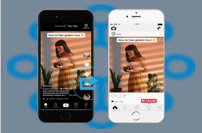 how to share tiktok video on instagram featured image