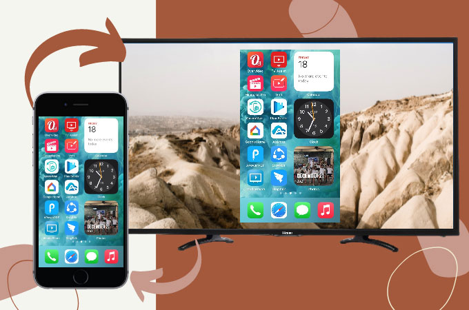 mirror iphone to haier tv