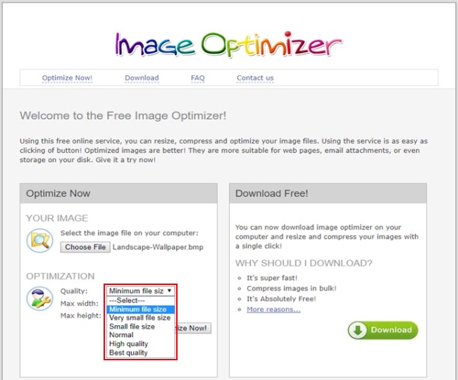 choose video quality