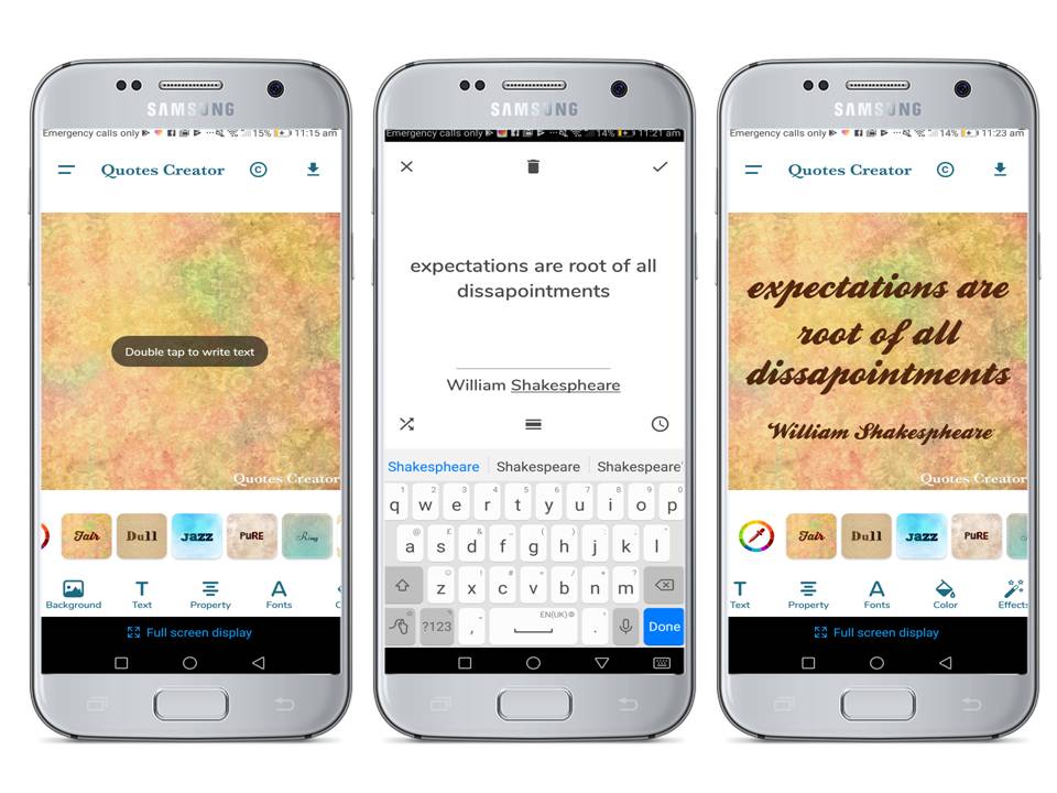 create a quote image