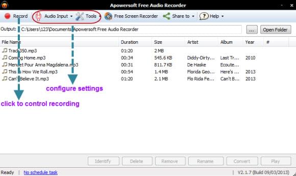 record slow down audio