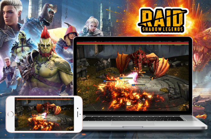 raid shadow legends phone and pc