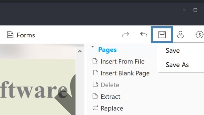 Save Watermarked PDF