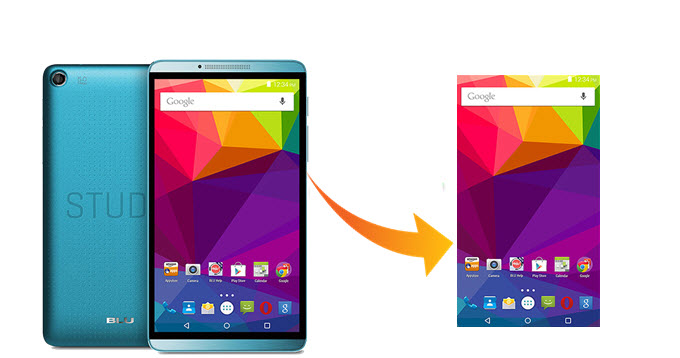 how to take a screenshot on a BLU phone