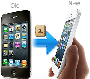 transfer contacts from old to new iPhone