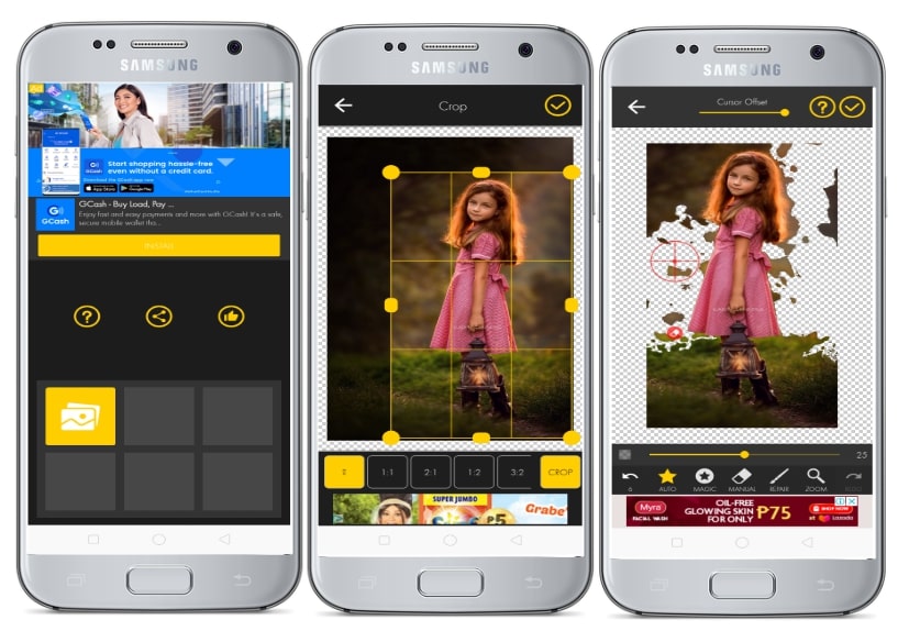 transparent image editor android